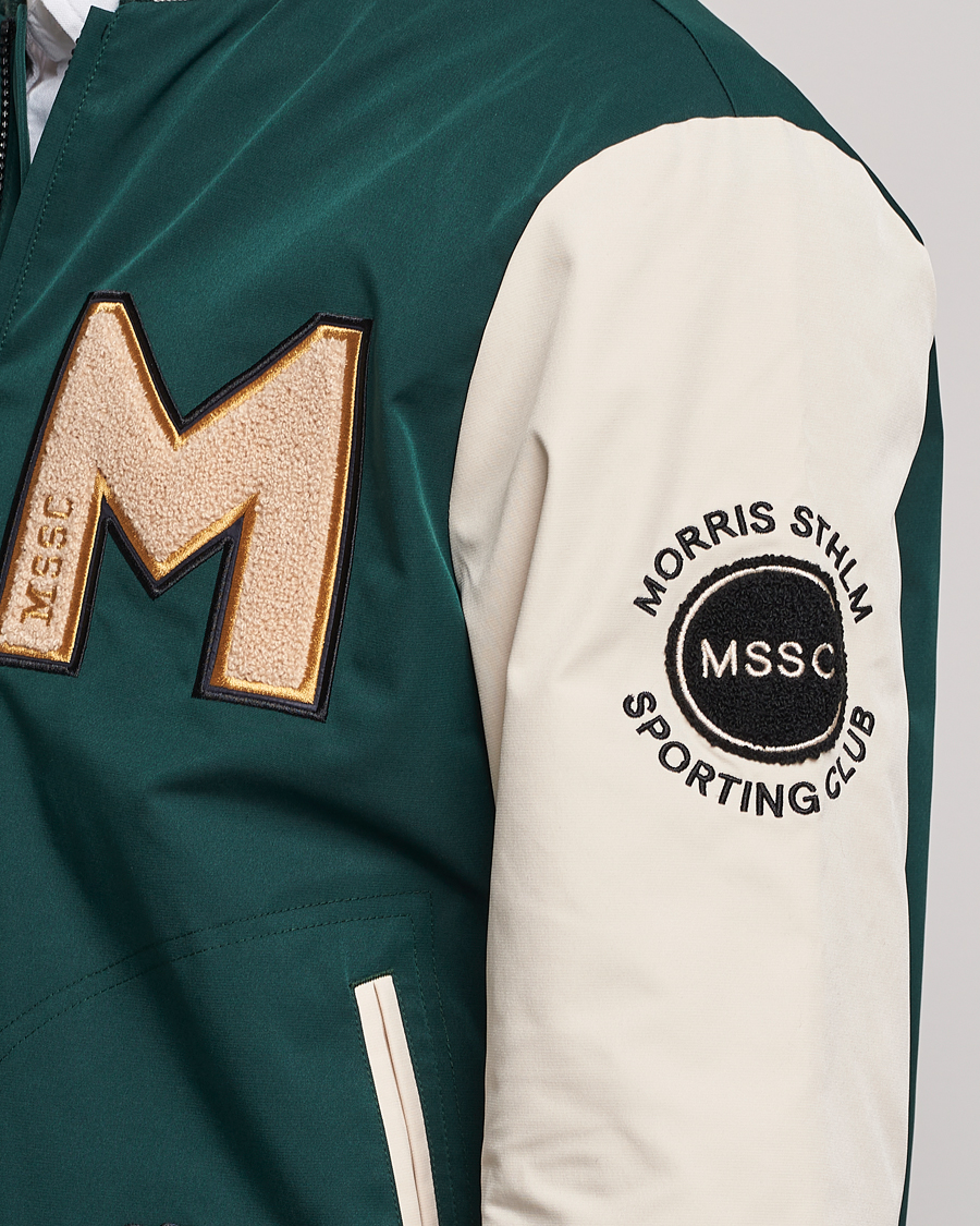 Herr | Jackor | Morris | Ramsey Nylon Baseball Jacket Green/White