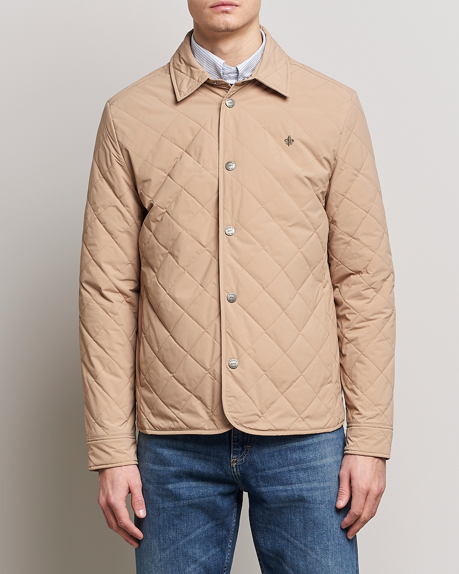 Herr | Jackor | Morris | Dunham Quilted Jacket Beige