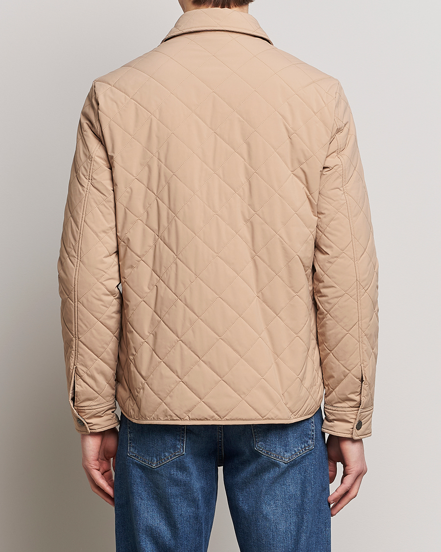 Herr | Jackor | Morris | Dunham Quilted Jacket Beige