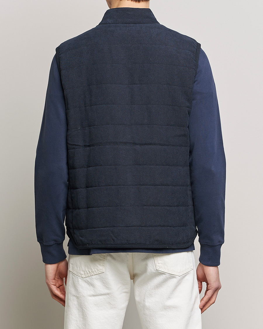 Herr | Västar | Morris | Woburn Baby Cord Vest Blue