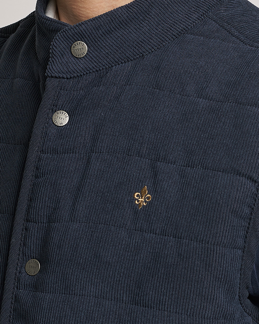 Herr | Västar | Morris | Woburn Baby Cord Vest Blue