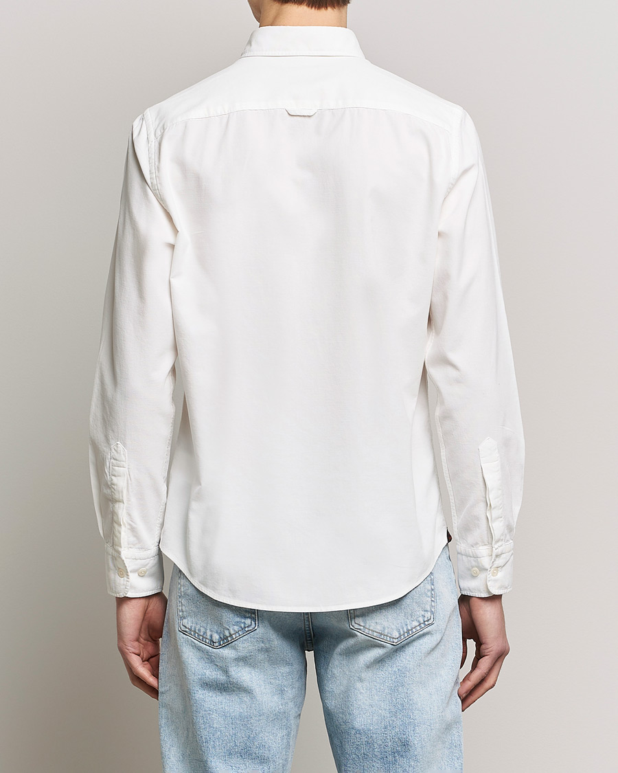 Herr | Skjortor | Morris | Summer Corduroy Shirt Off White