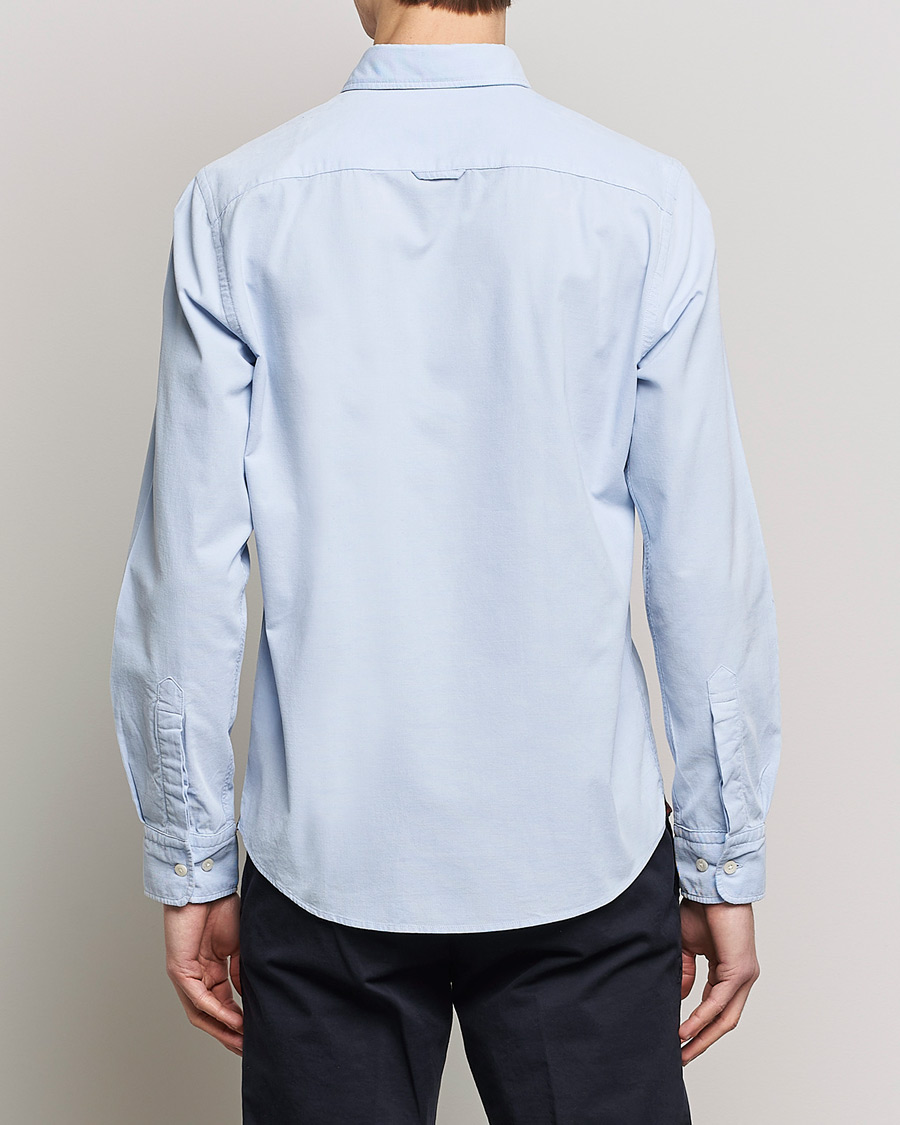 Herr | Skjortor | Morris | Summer Corduroy Shirt Light Blue