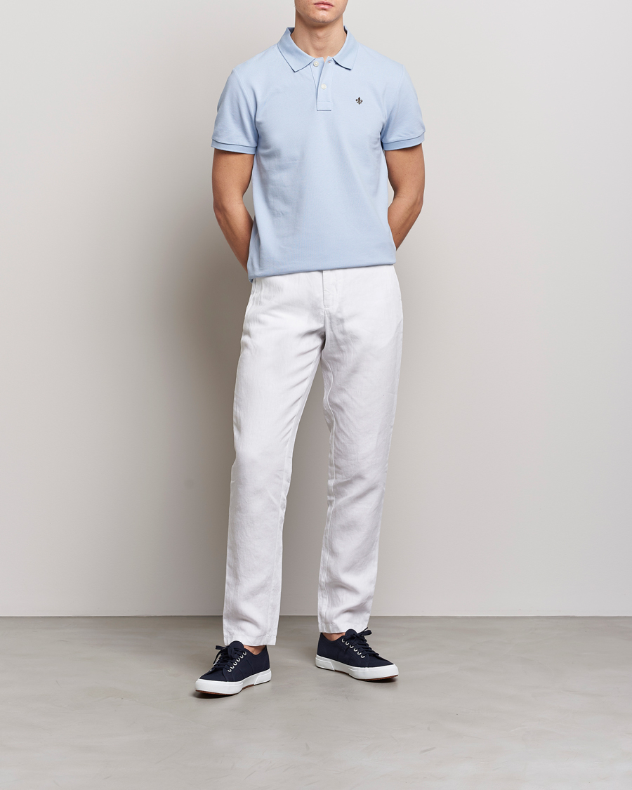 Herr | Pikéer | Morris | New Pique Light Blue