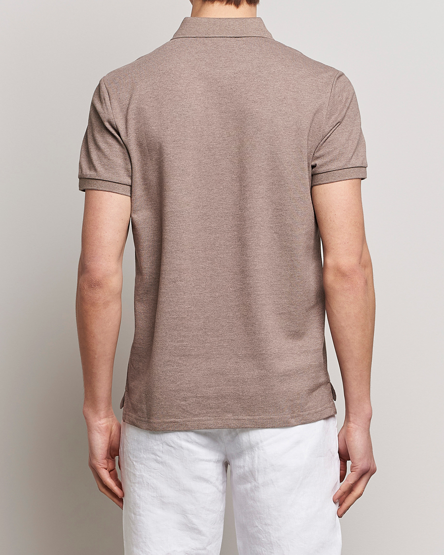 Herr | Pikéer | Morris | New Pique Light Brown Melange
