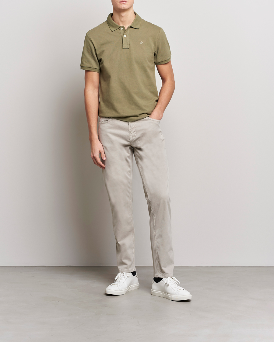 Herr | Pikéer | Morris | New Pique Olive