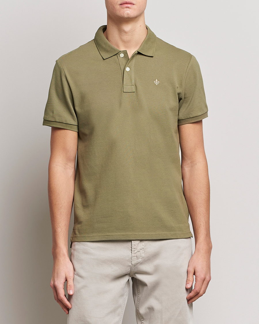 Herr | Pikéer | Morris | New Pique Olive