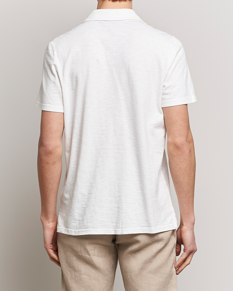 Herr | Pikéer | Morris | Clopton Cotton Blend Polo Off White