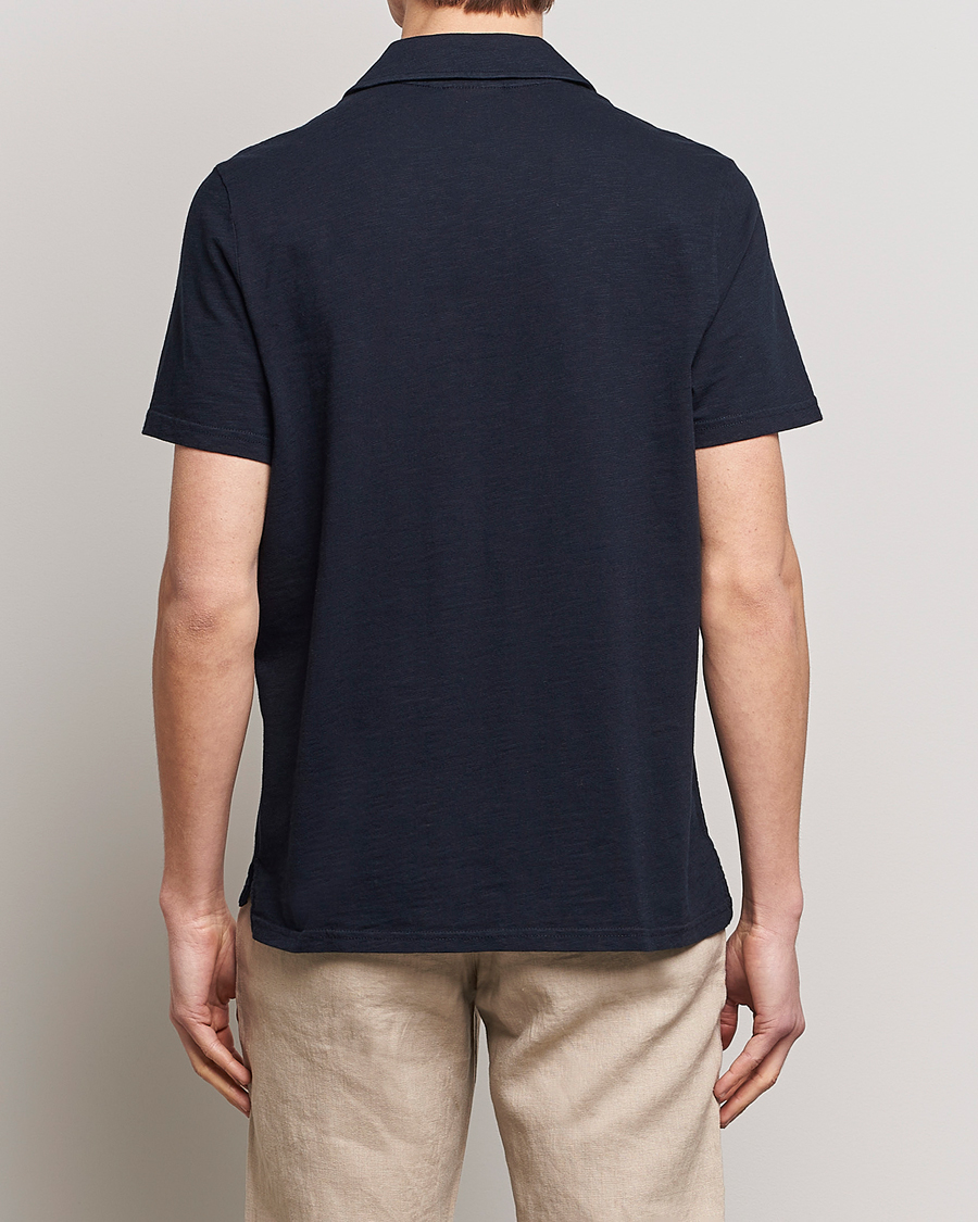 Herr | Pikéer | Morris | Clopton Cotton Blend Polo Old Blue