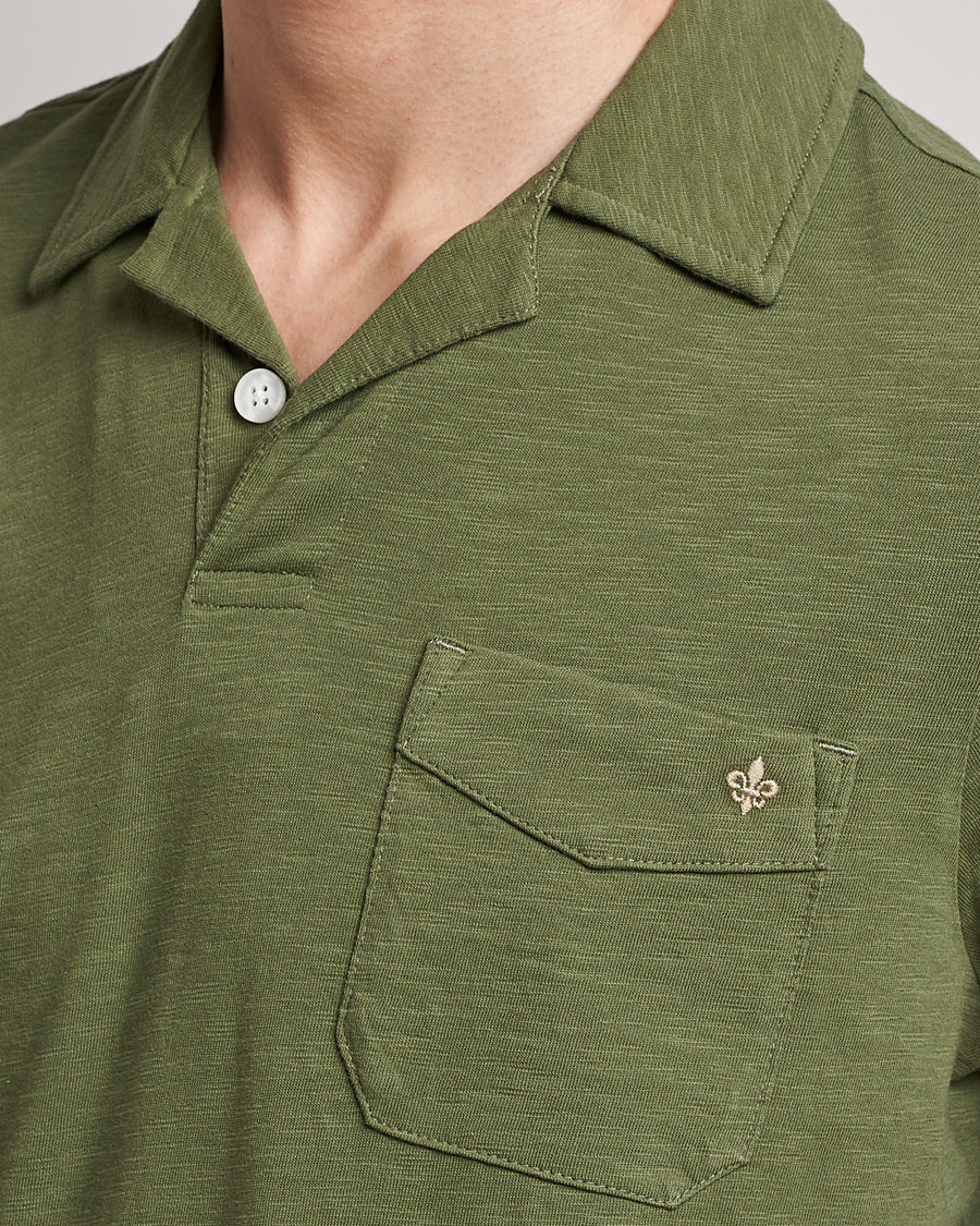 Herr | Pikéer | Morris | Clopton Cotton Blend Polo Sage Green