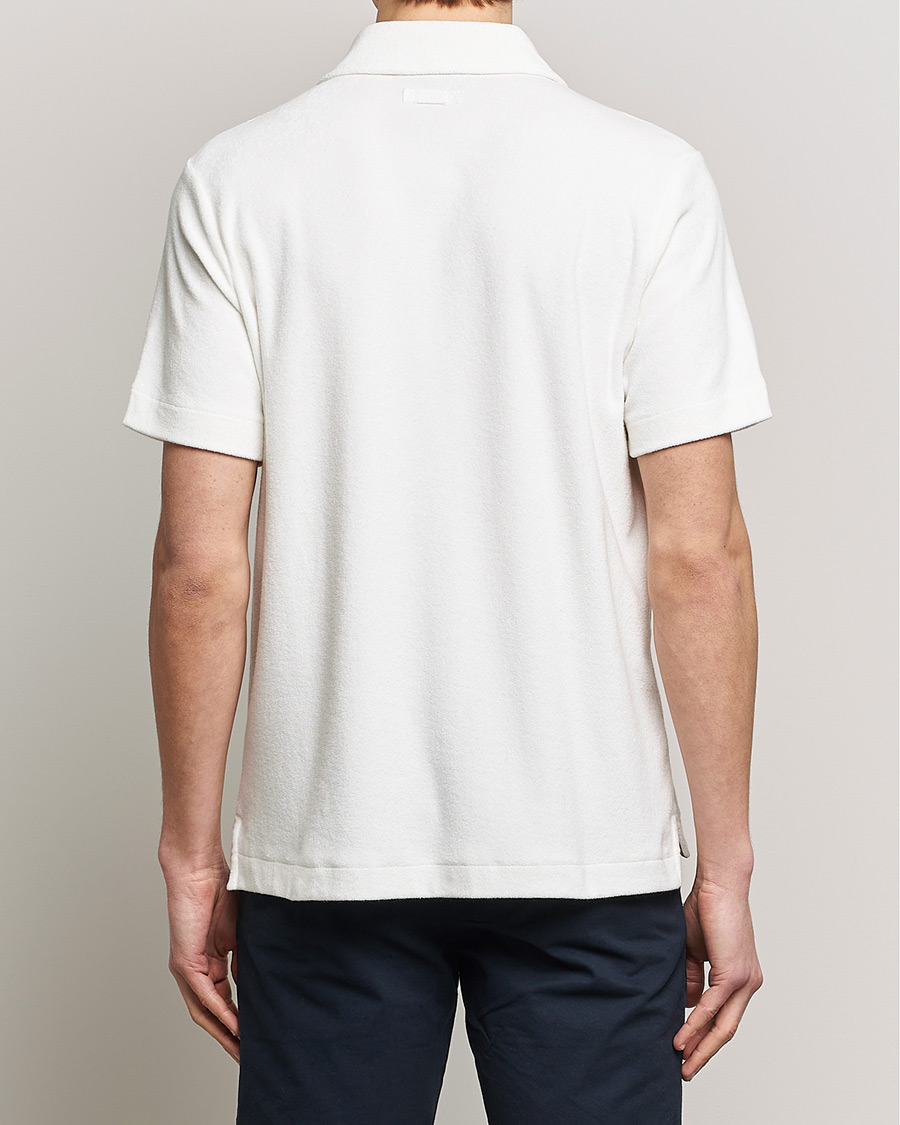 Herr | Skjortor | Morris | Hunter Terry Short Sleeve Shirt Off White