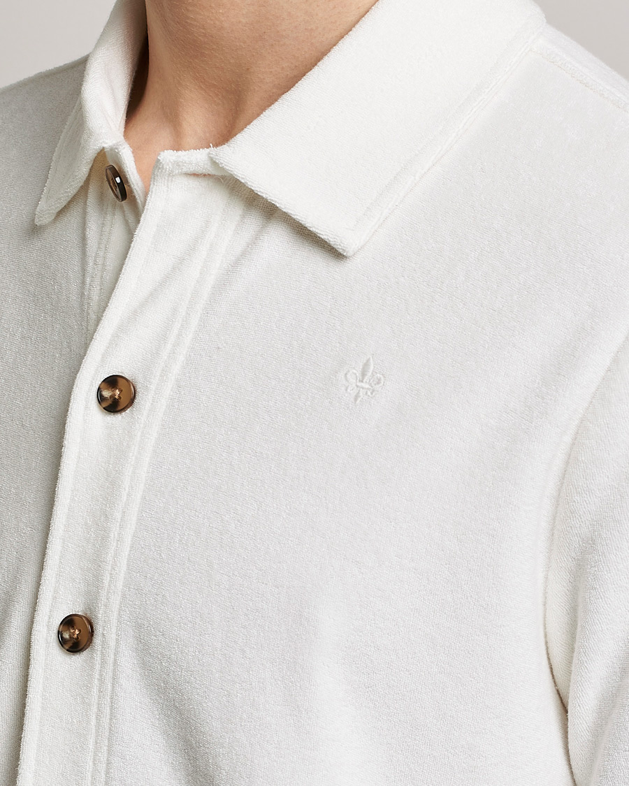 Herr | Skjortor | Morris | Hunter Terry Short Sleeve Shirt Off White