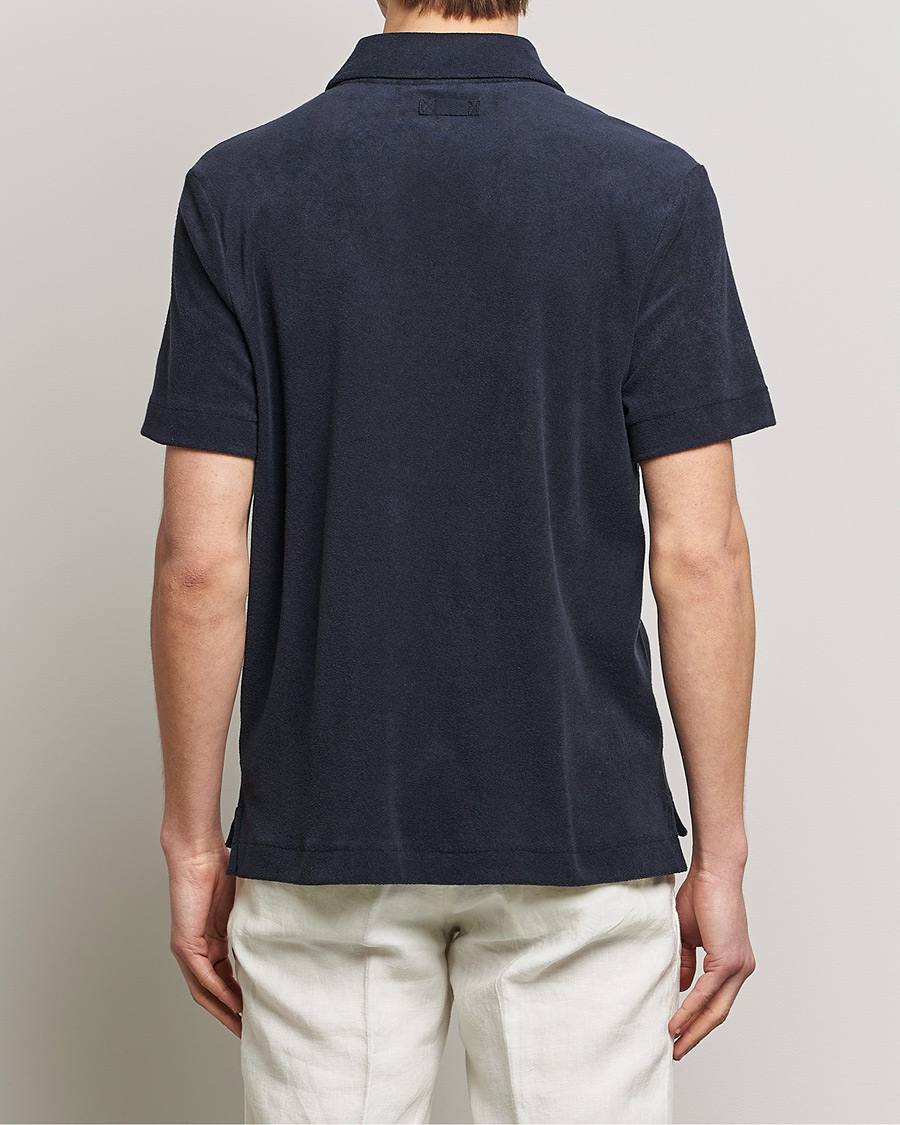 Herr | Skjortor | Morris | Hunter Terry Short Sleeve Shirt Old Blue