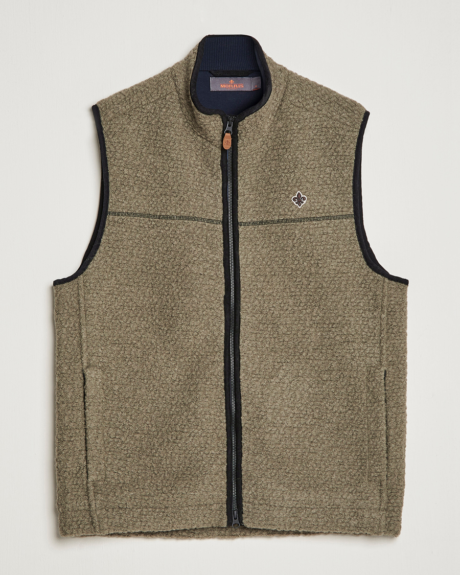 Herr | Västar | Morris | Whitfield Pile Vest Green
