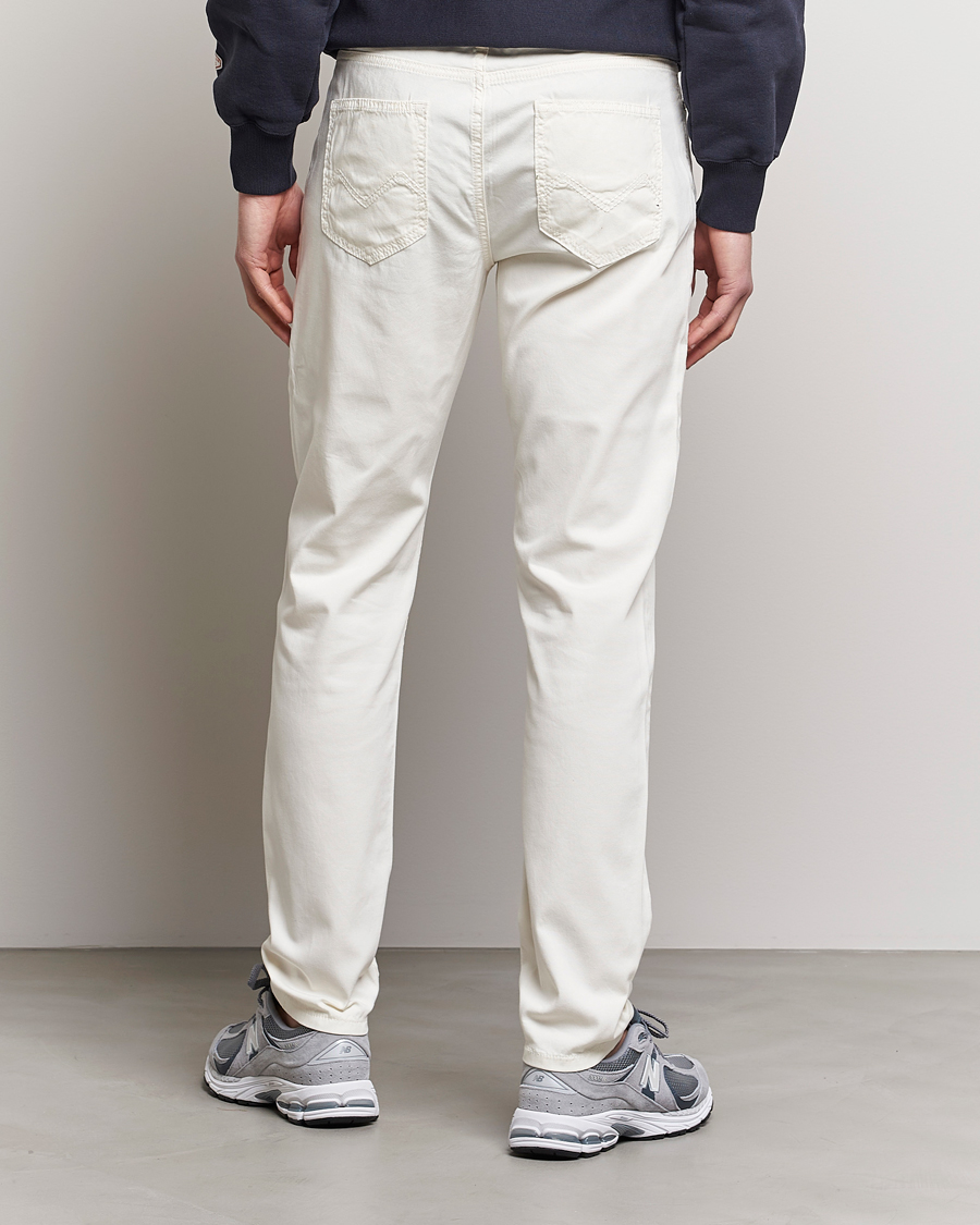 Herr | Byxor | Morris | James Structured 5-Pocket Trousers White