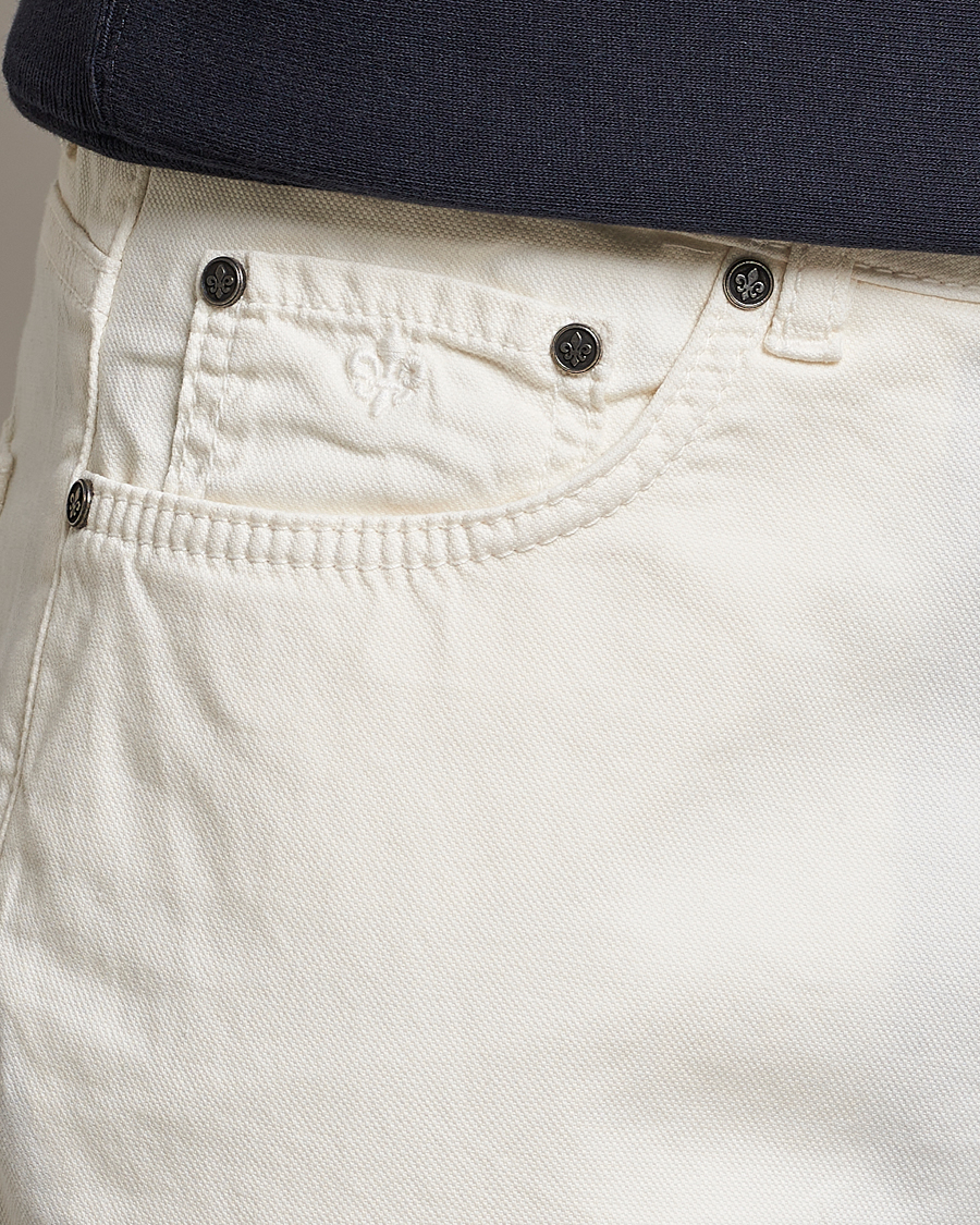 Herr | Byxor | Morris | James Structured 5-Pocket Trousers White