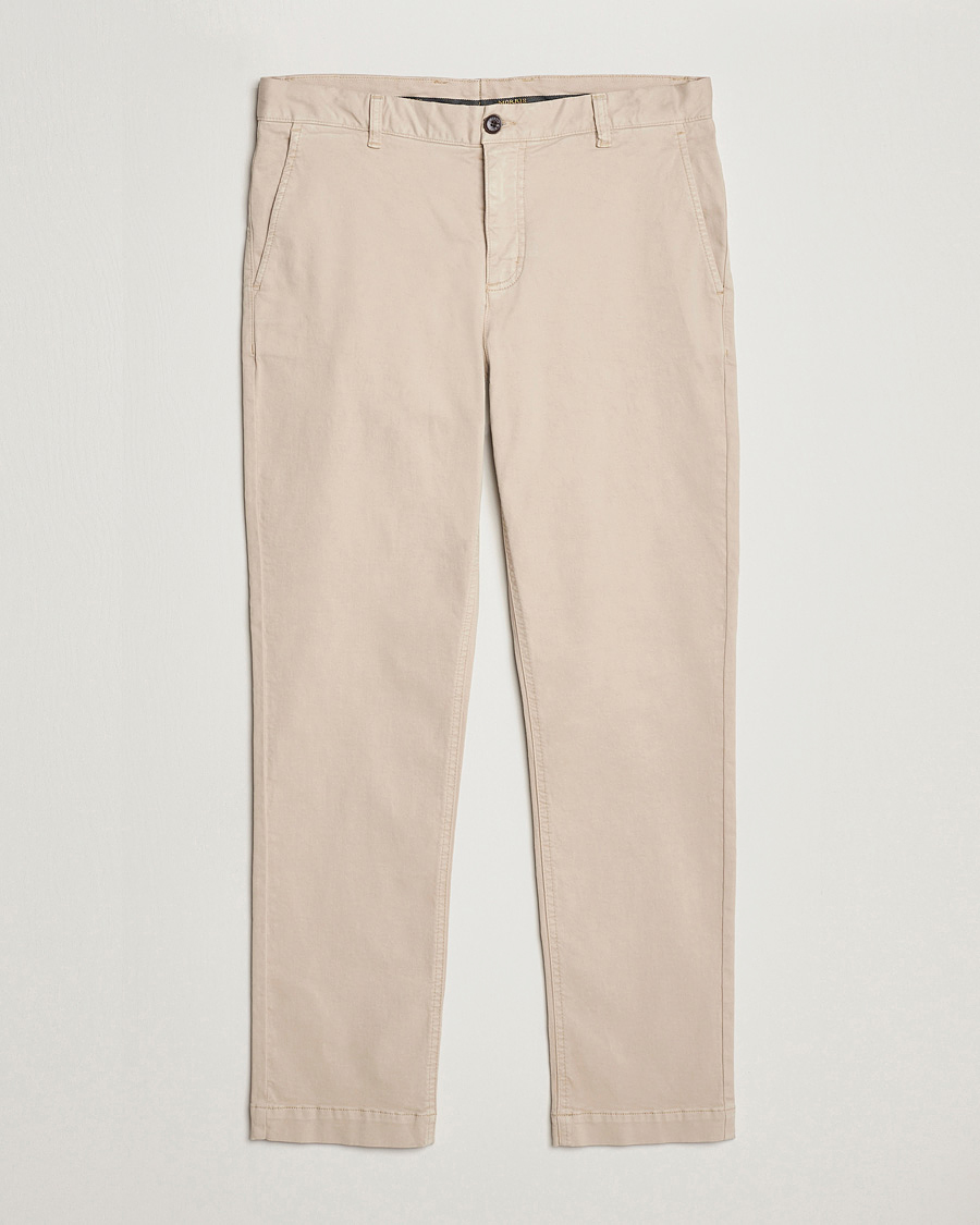 Herr | Byxor | Morris | Jeffrey Brushed Chinos Khaki