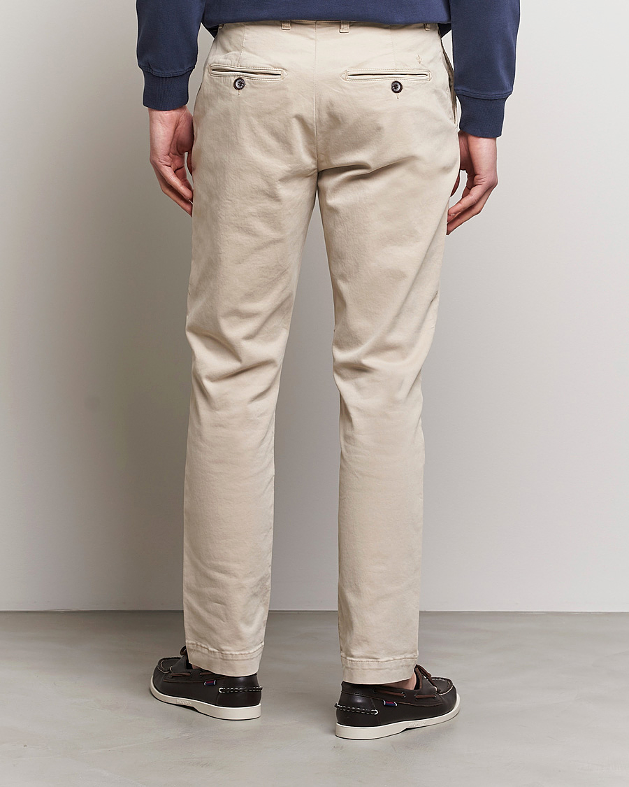 Herr | Byxor | Morris | Jeffrey Brushed Chinos Khaki
