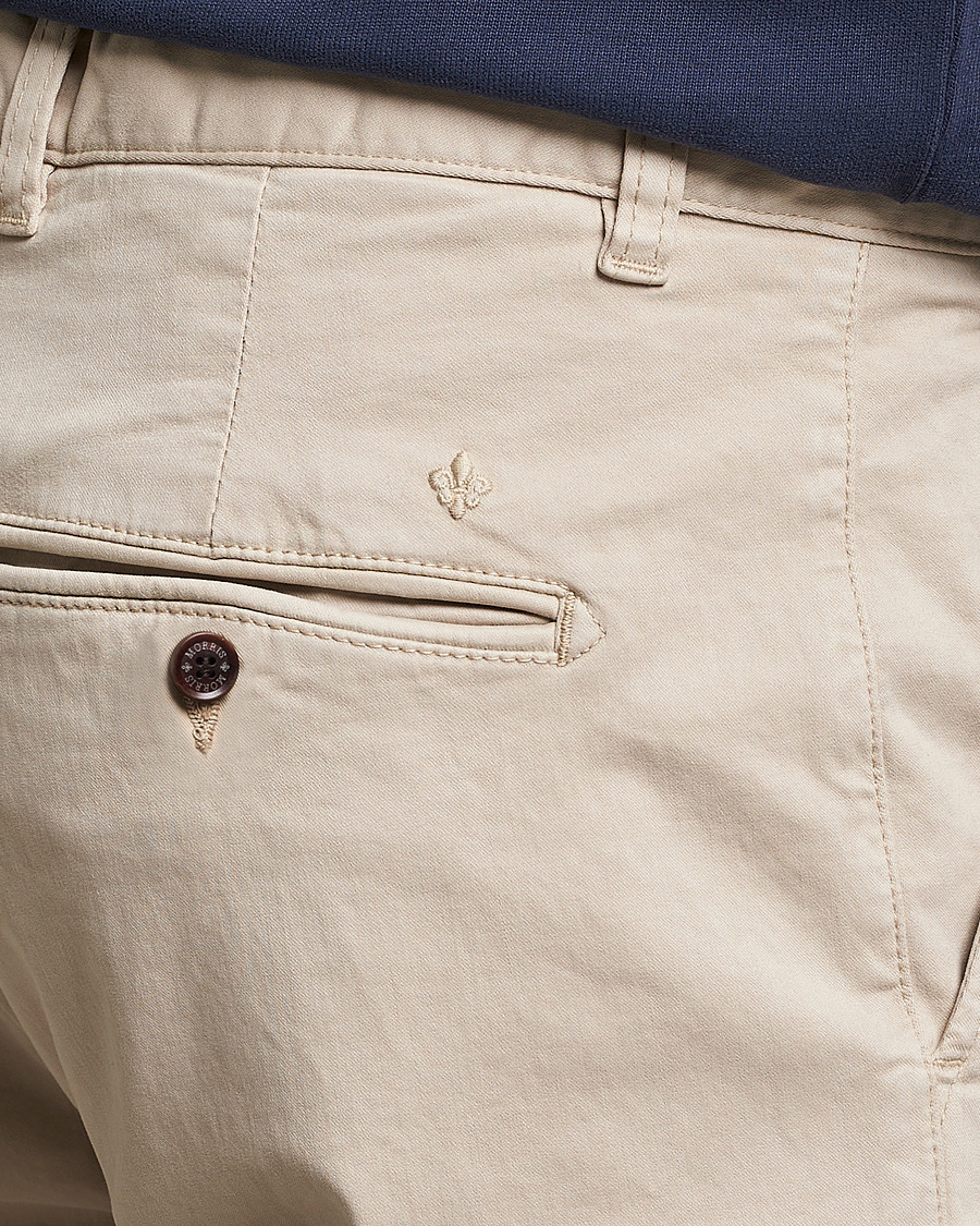 Herr | Byxor | Morris | Jeffrey Brushed Chinos Khaki