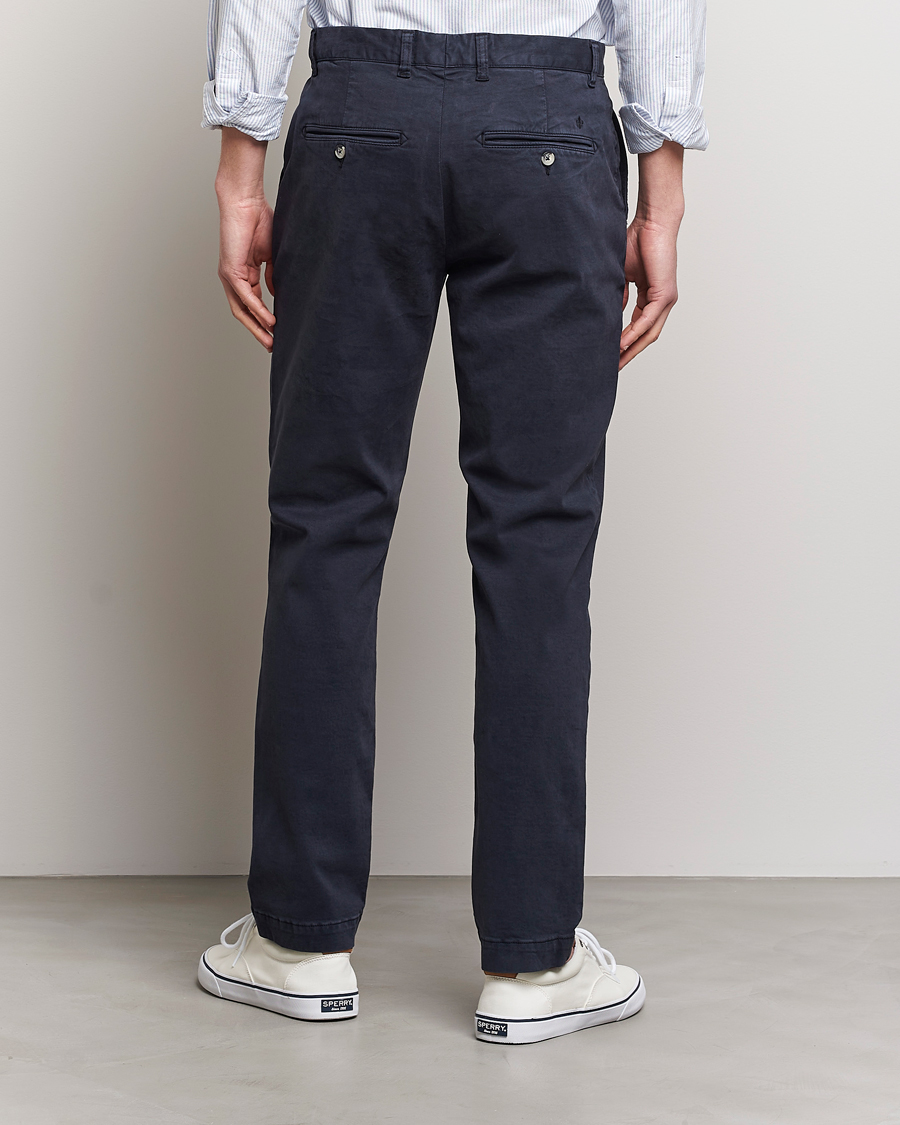 Herr | Byxor | Morris | Jeffrey Brushed Chinos Blue