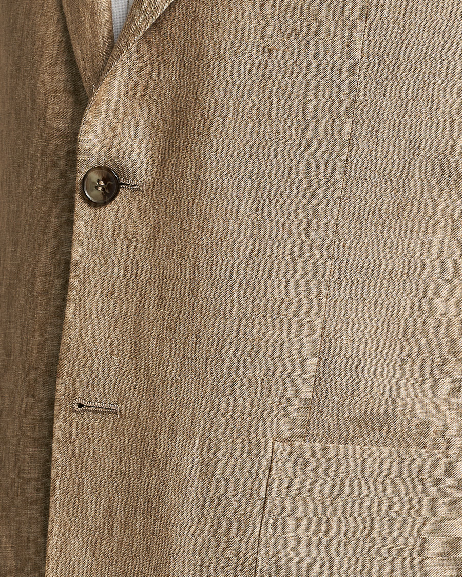 Herr | Kavajer | Morris | Archie Linen Suit Blazer Khaki