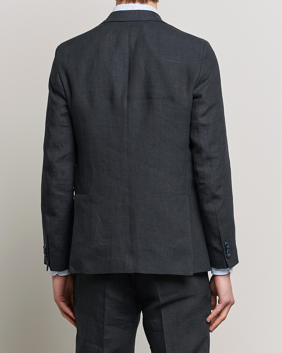 Herr | Kavajer | Morris | Archie Linen Suit Blazer Navy