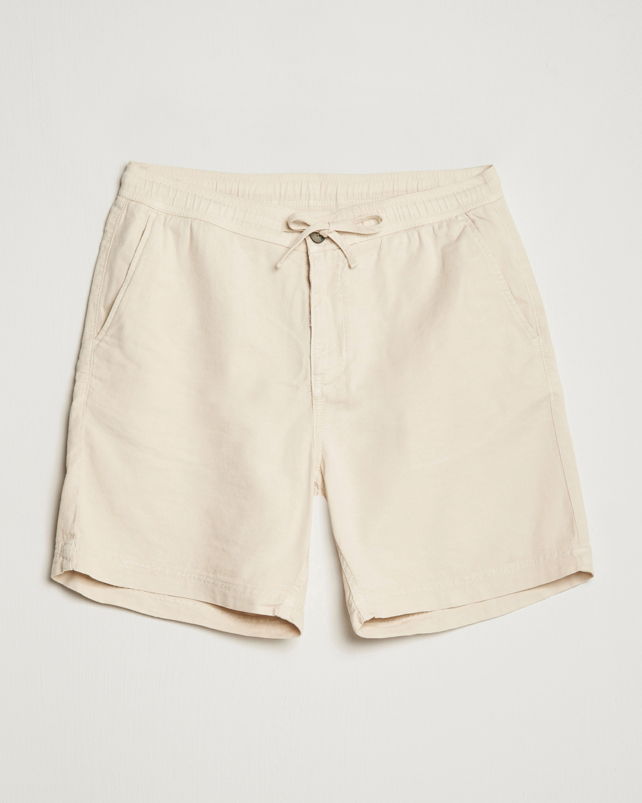 Herr | Shorts | Morris | Fenix Linen Drawstring Shorts Beige