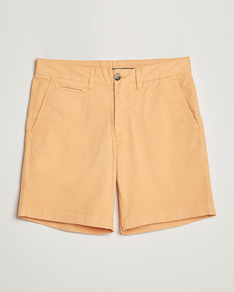 Herr | Shorts | Morris | Light Twill Chino Shorts Orange