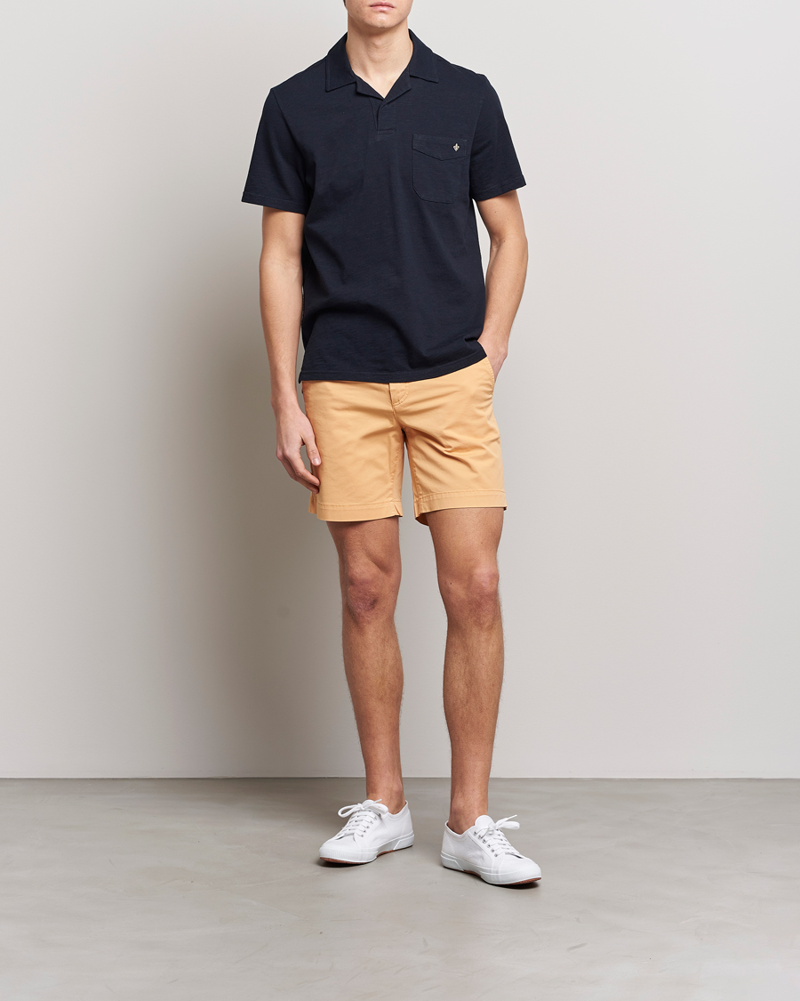 Herr | Shorts | Morris | Light Twill Chino Shorts Orange