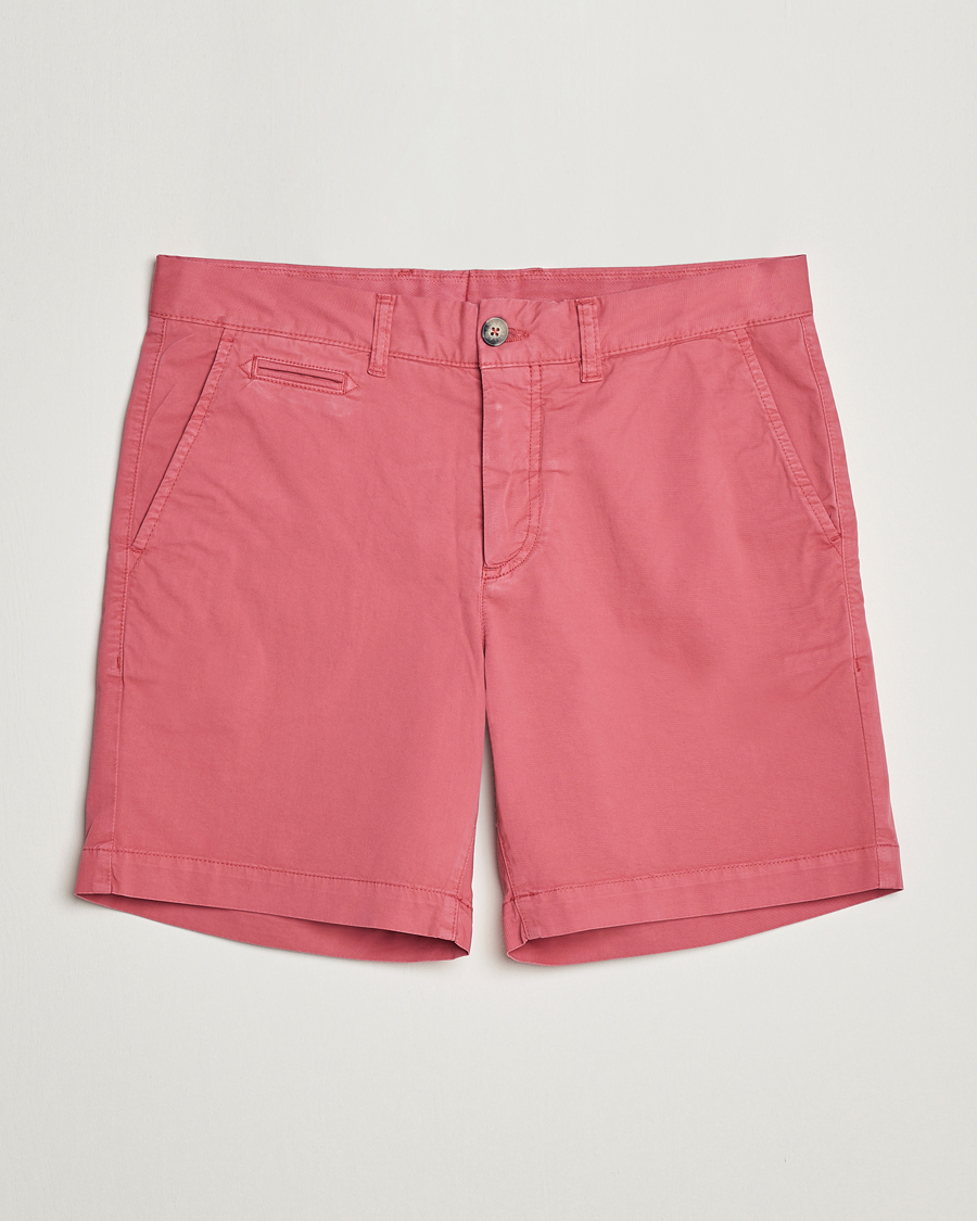 Herr | Shorts | Morris | Light Twill Chino Shorts Red