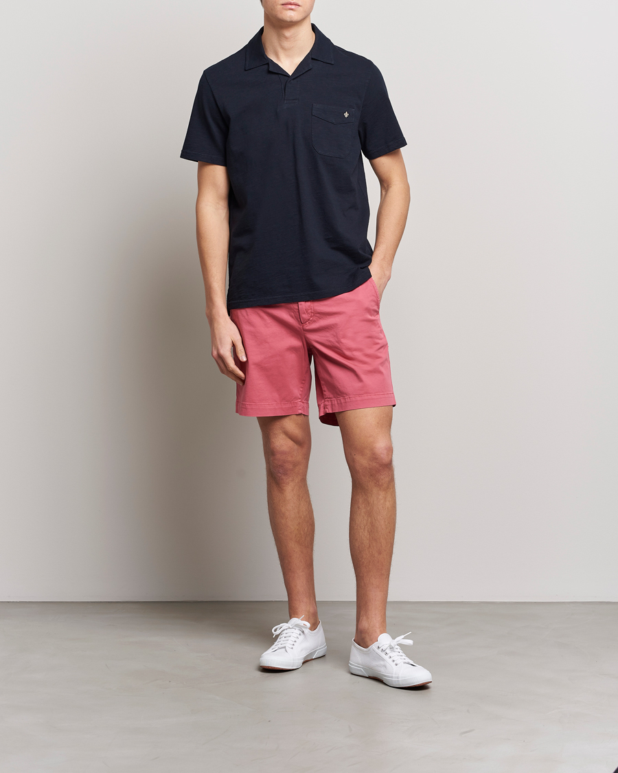 Herr | Shorts | Morris | Light Twill Chino Shorts Red