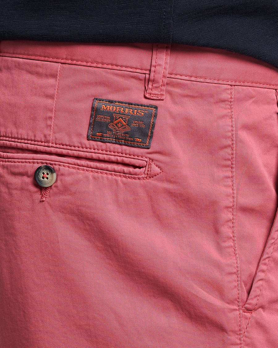 Herr | Shorts | Morris | Light Twill Chino Shorts Red