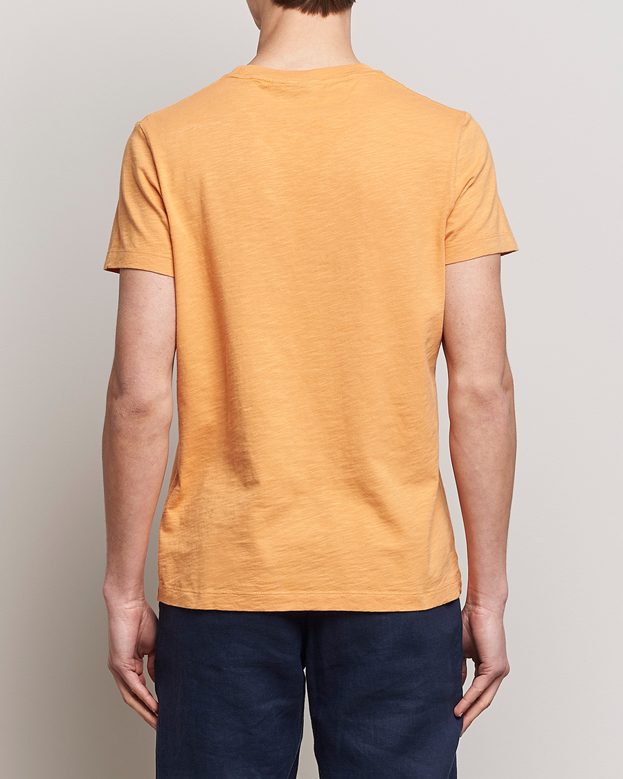Herr | T-Shirts | Morris | Lily Slub Pocket Crew Neck Tee Orange