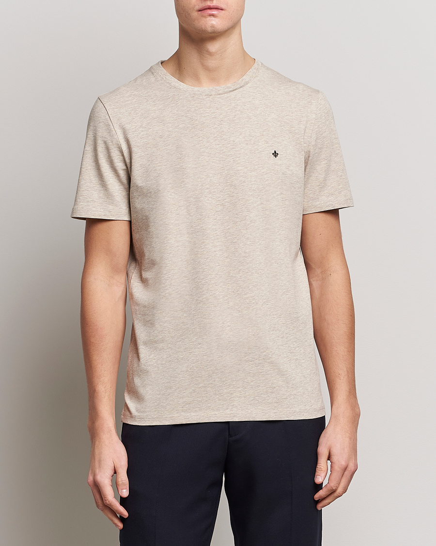 Herr | T-Shirts | Morris | James Cotton T-Shirt Beige