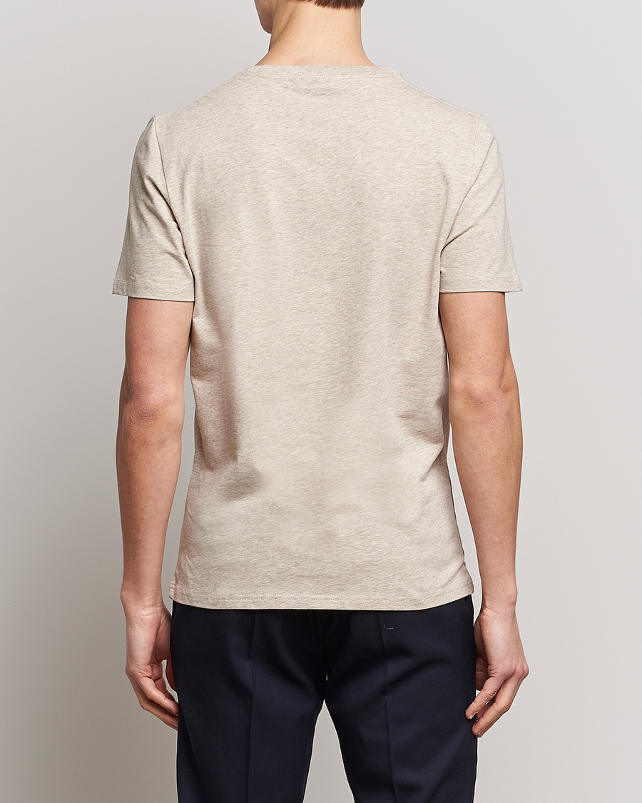 Herr | T-Shirts | Morris | James Cotton T-Shirt Beige