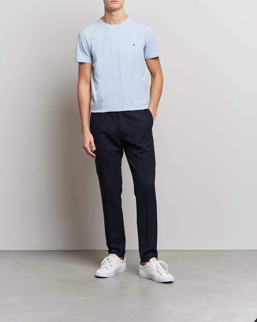 Herr | T-Shirts | Morris | James Cotton T-Shirt Light Blue