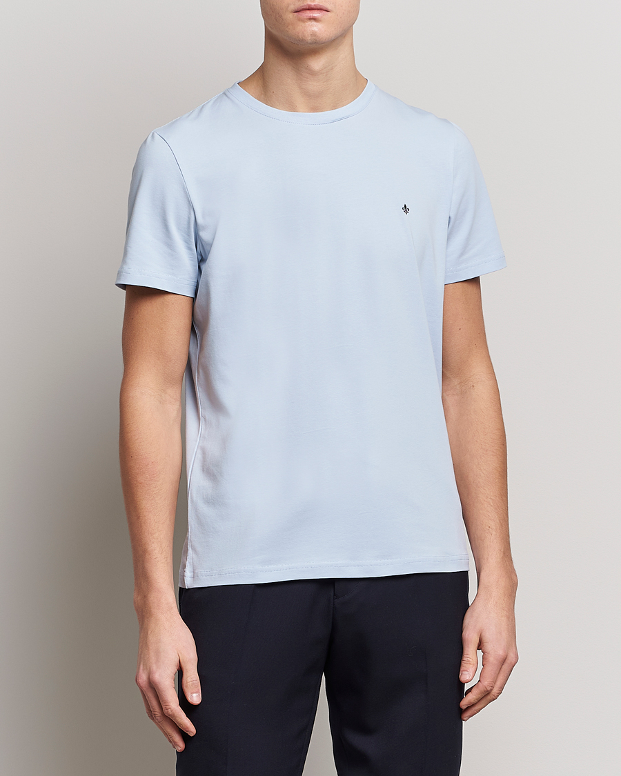 Herr | T-Shirts | Morris | James Cotton T-Shirt Light Blue