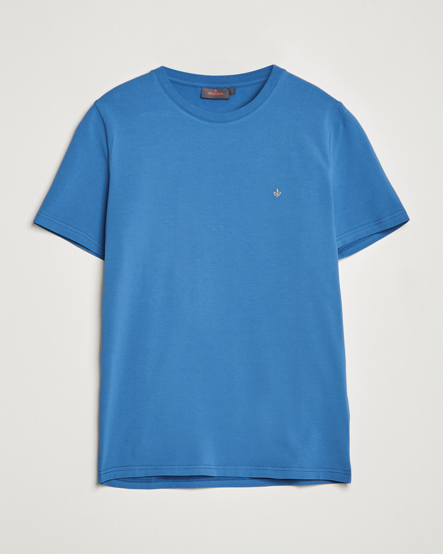 Herr | T-Shirts | Morris | James Cotton T-Shirt Blue