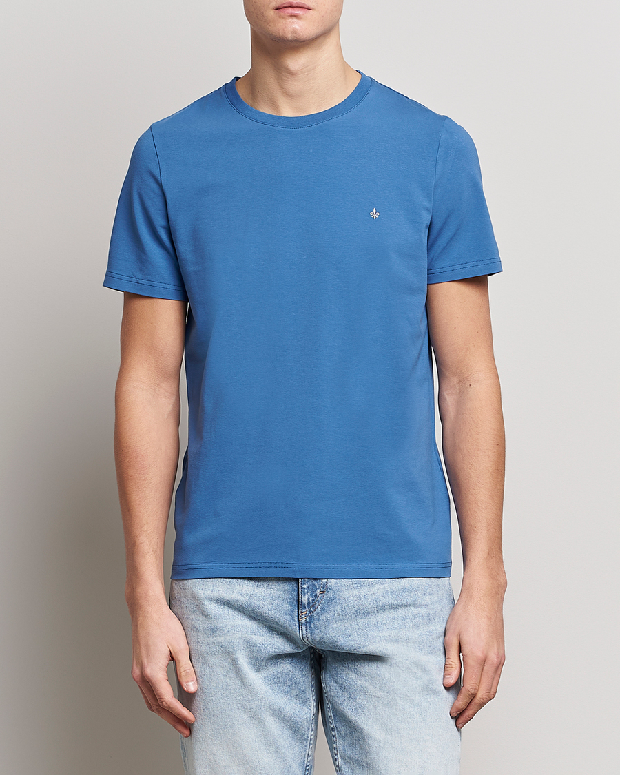 Herr | T-Shirts | Morris | James Cotton T-Shirt Blue