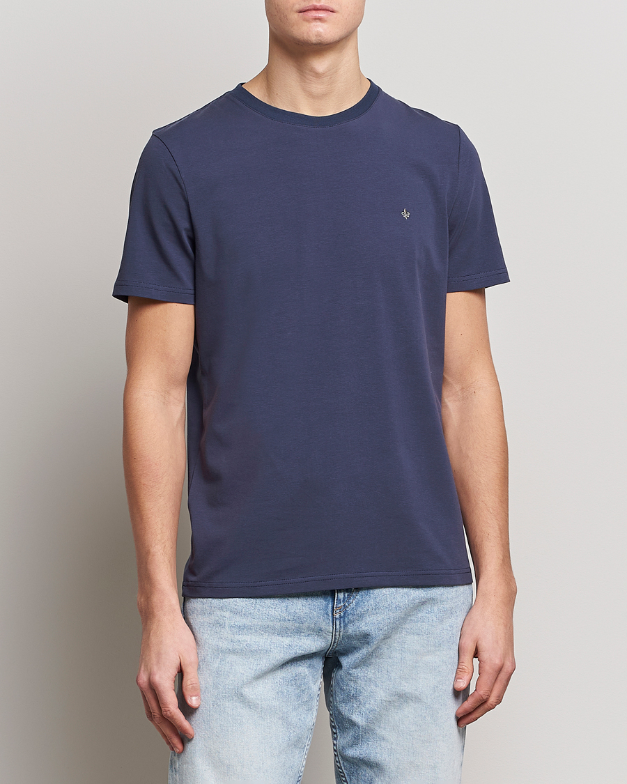 Herr | Morris | Morris | James Cotton T-Shirt Navy