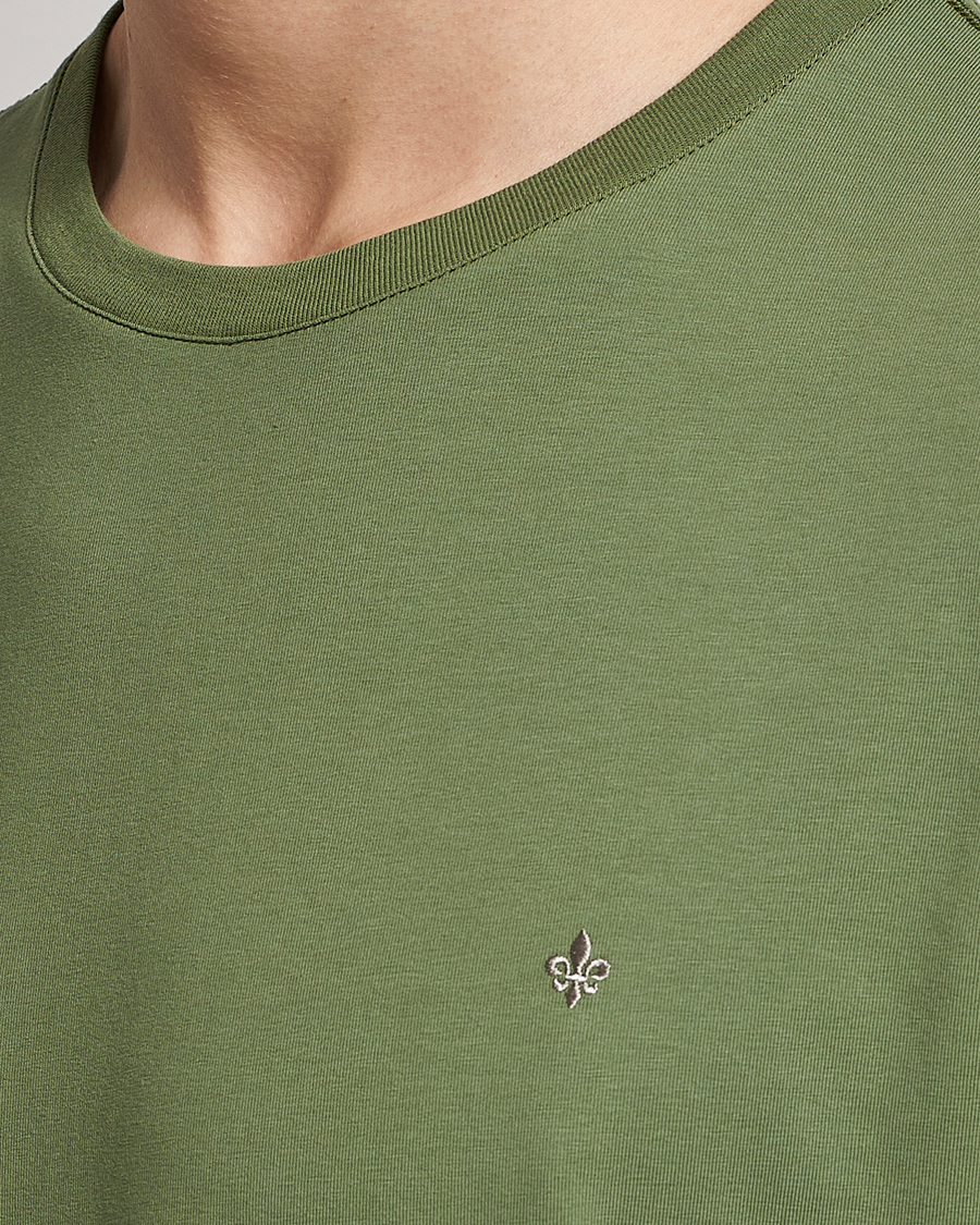 Herr | T-Shirts | Morris | James Cotton T-Shirt Dark Green