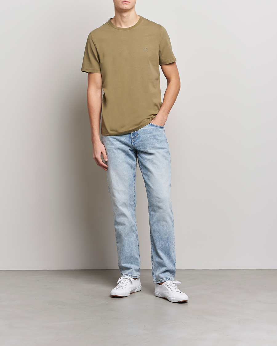 Herr | T-Shirts | Morris | James Cotton T-Shirt Olive