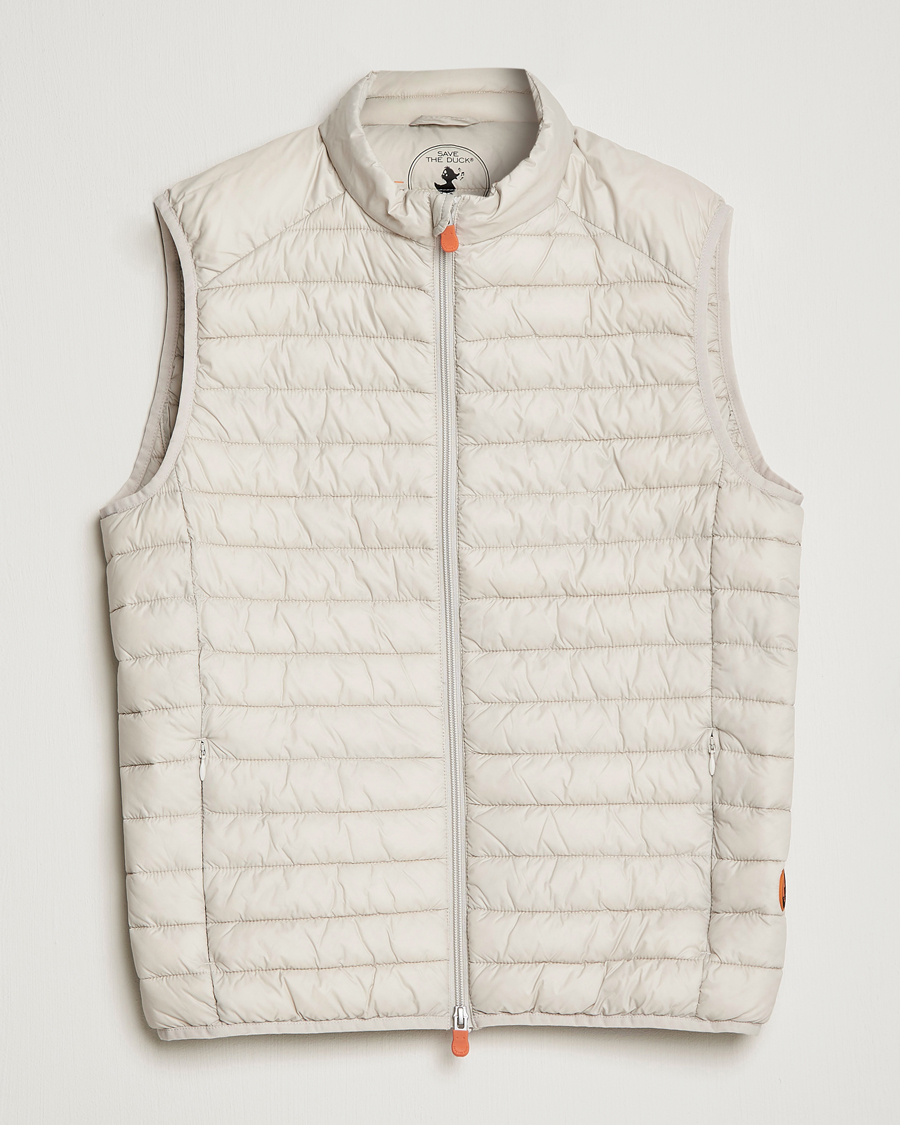 Herr | Västar | Save The Duck | Adamus Lightweight Padded Vest Rainy Beige