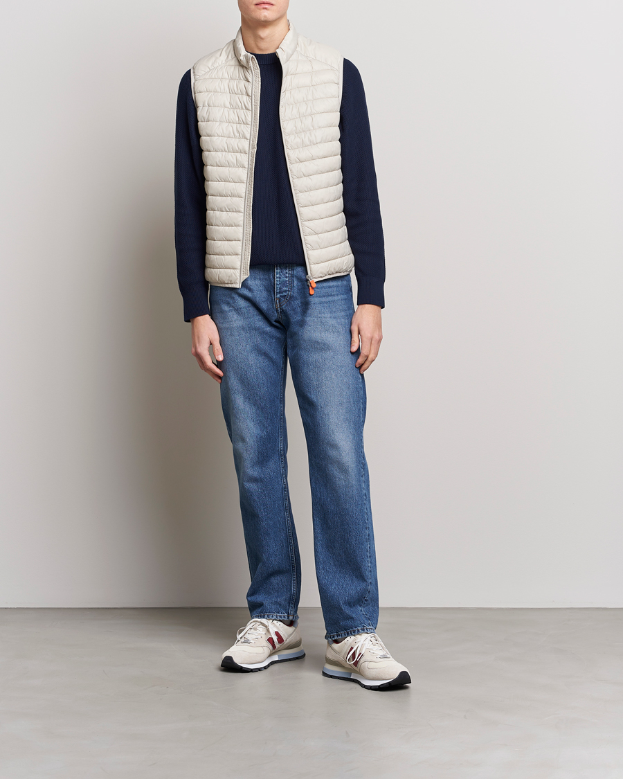 Herr | Västar | Save The Duck | Adamus Lightweight Padded Vest Rainy Beige