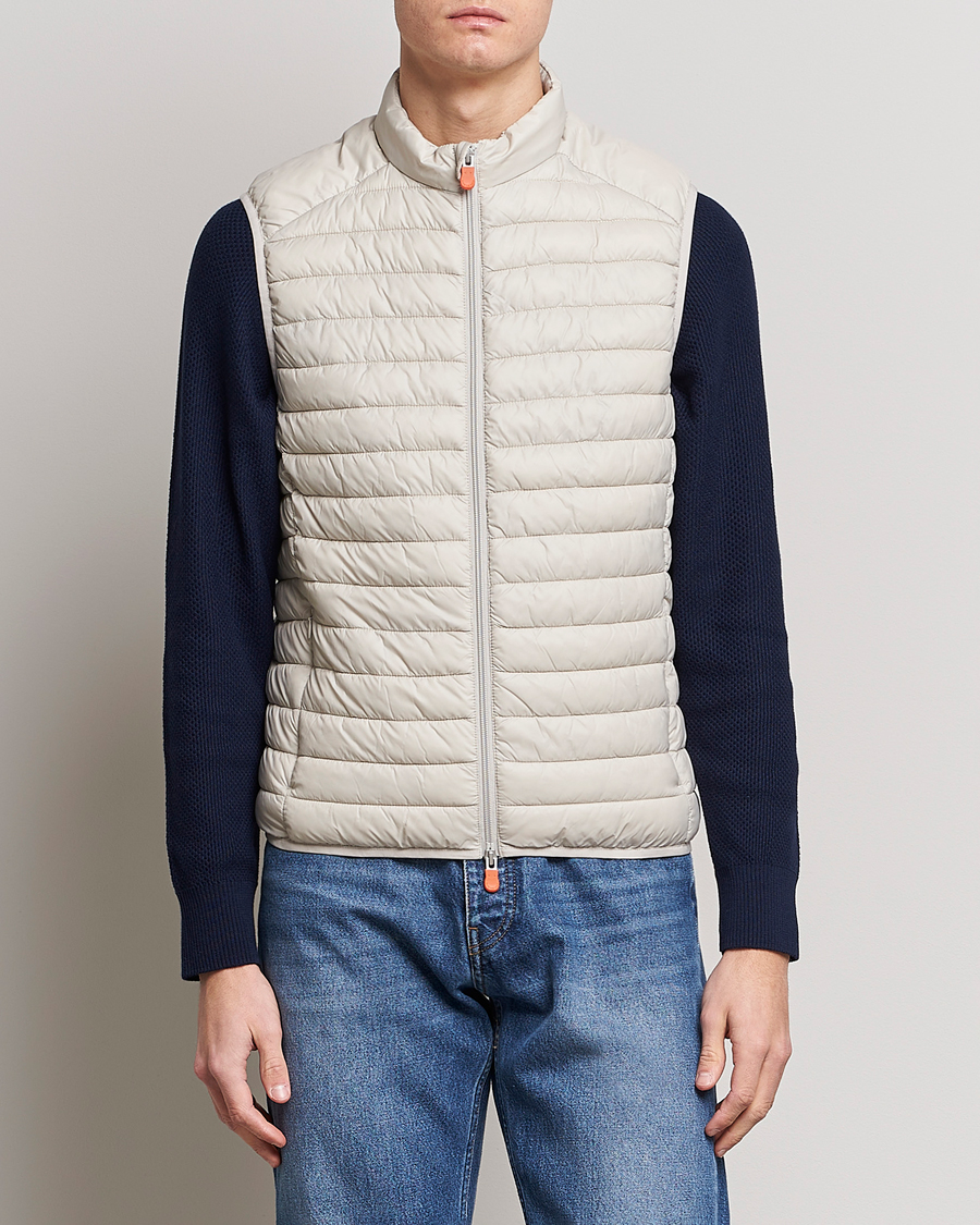 Herr | Västar | Save The Duck | Adamus Lightweight Padded Vest Rainy Beige
