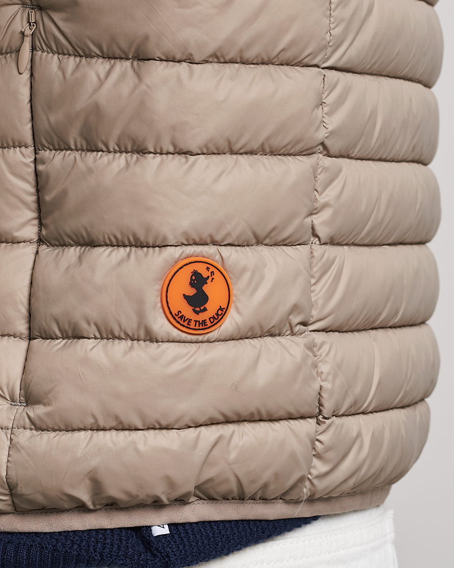 Herr | Västar | Save The Duck | Adamus Lightweight Padded Vest Dune Beige