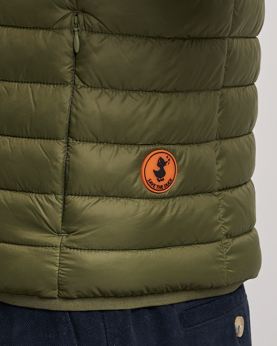 Herr | Västar | Save The Duck | Adamus Lightweight Padded Vest Dusty Olive