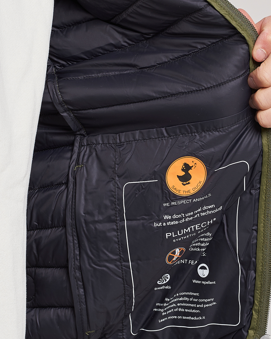 Herr | Västar | Save The Duck | Adamus Lightweight Padded Vest Dusty Olive