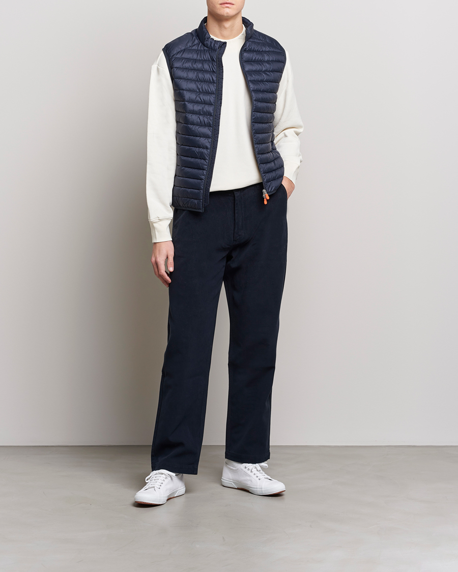 Herr | Västar | Save The Duck | Adamus Lightweight Padded Vest Blue Black