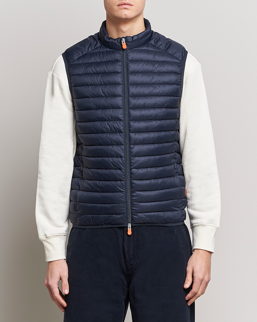 Herr | Västar | Save The Duck | Adamus Lightweight Padded Vest Blue Black